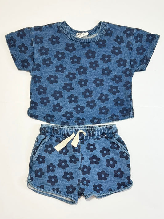 Floral terry set - Size 3