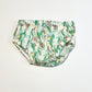 Leafy cockatoo nappy cover - Size 1