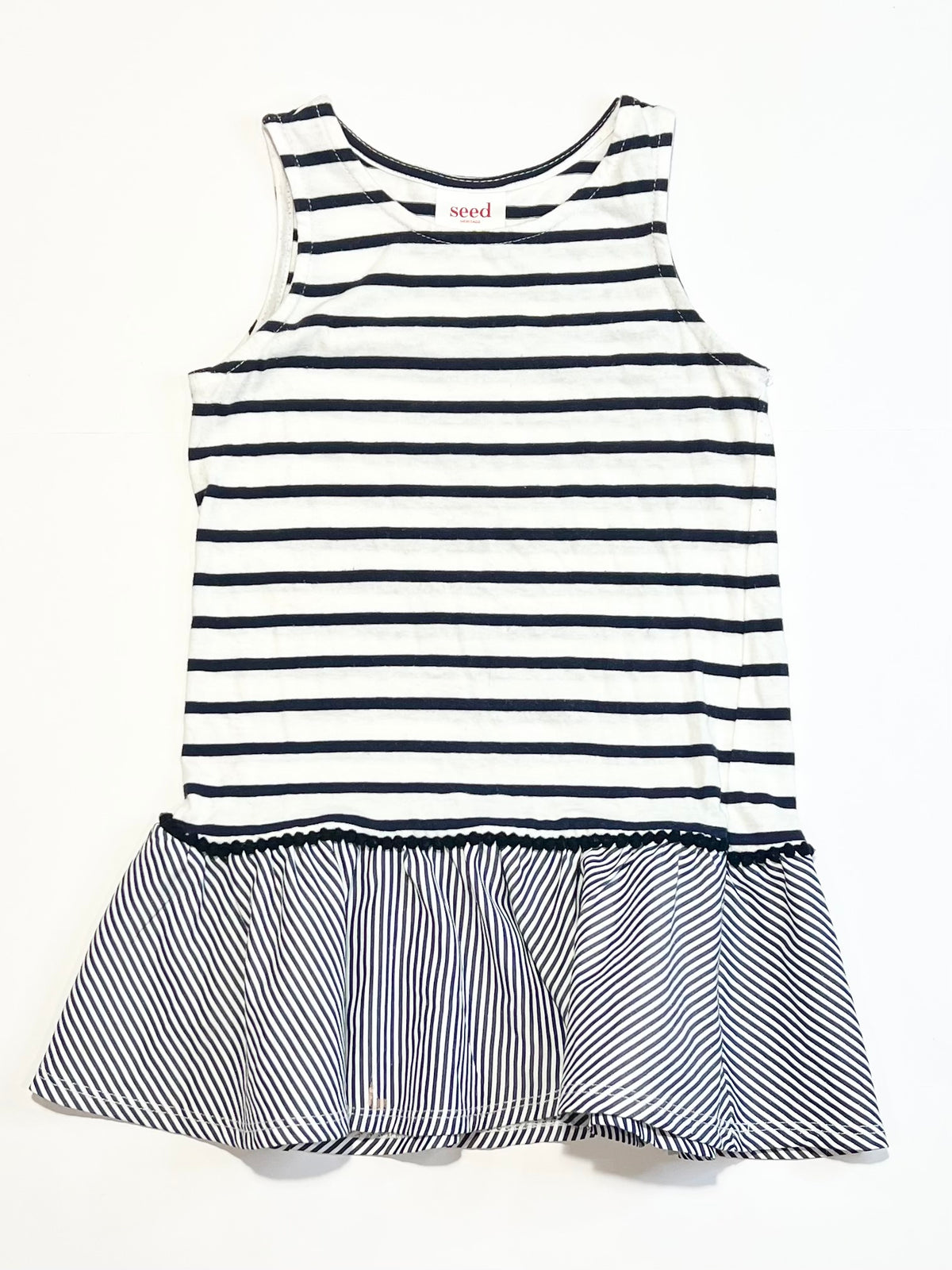 Striped jersey dress - Size 3