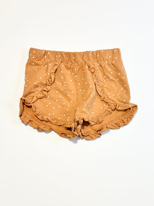 Jersey ruffle shorts - Size 1