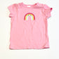 Pink rainbow tee - Size 1
