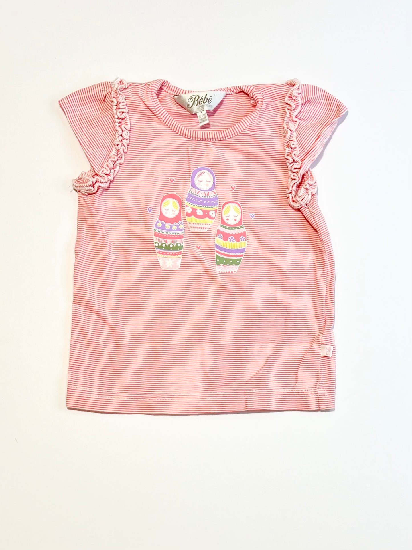 Striped jersey tee - Size 1