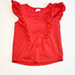 Red ruffle tank - Size 1