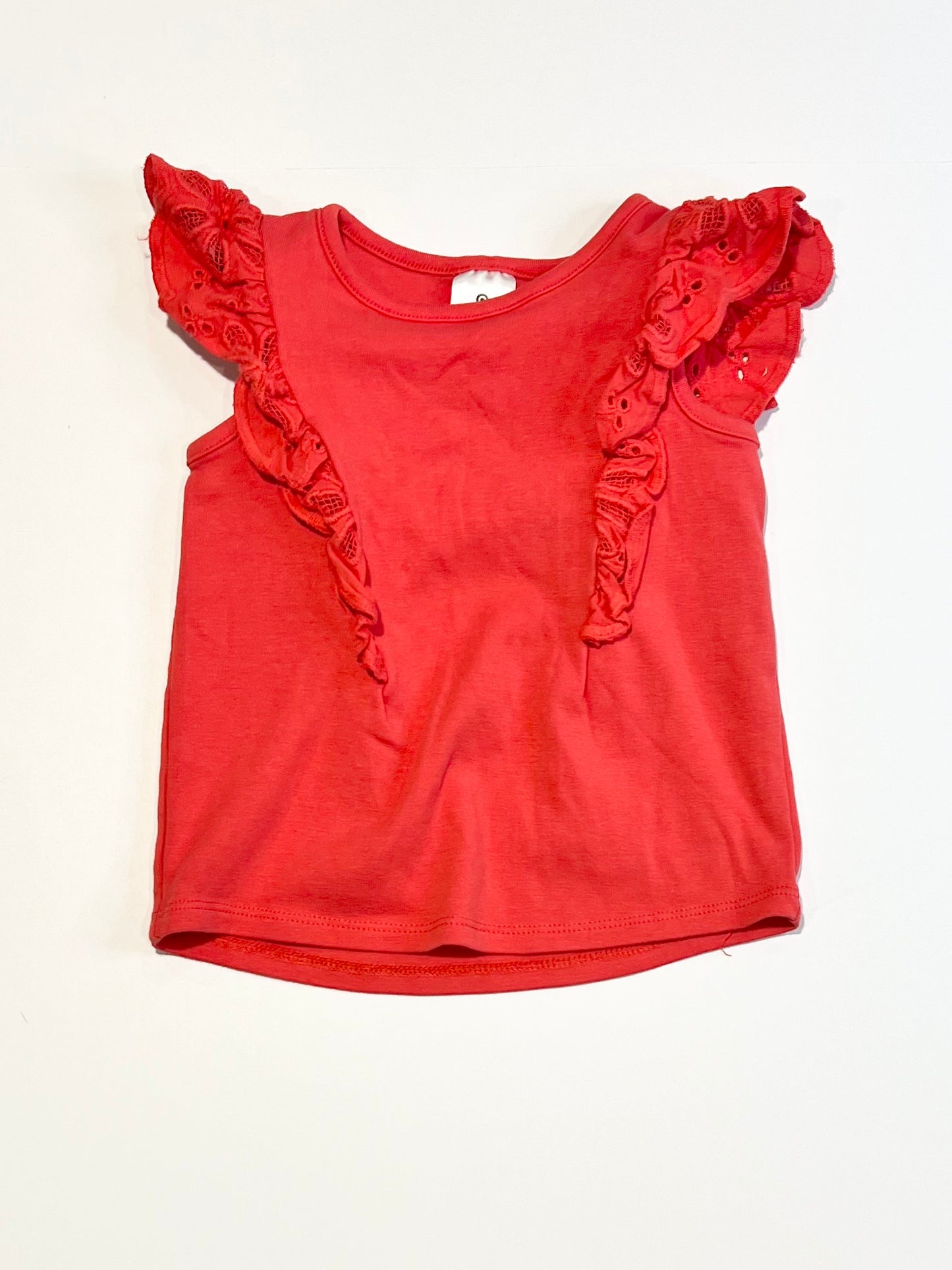 Red ruffle tank - Size 1