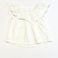 White ruffle tank - Size 1