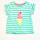 Striped ice cream tee - Size 1