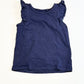 Navy ruffle tank - Size 2