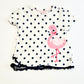 Spotty flamingo tee - Size 1