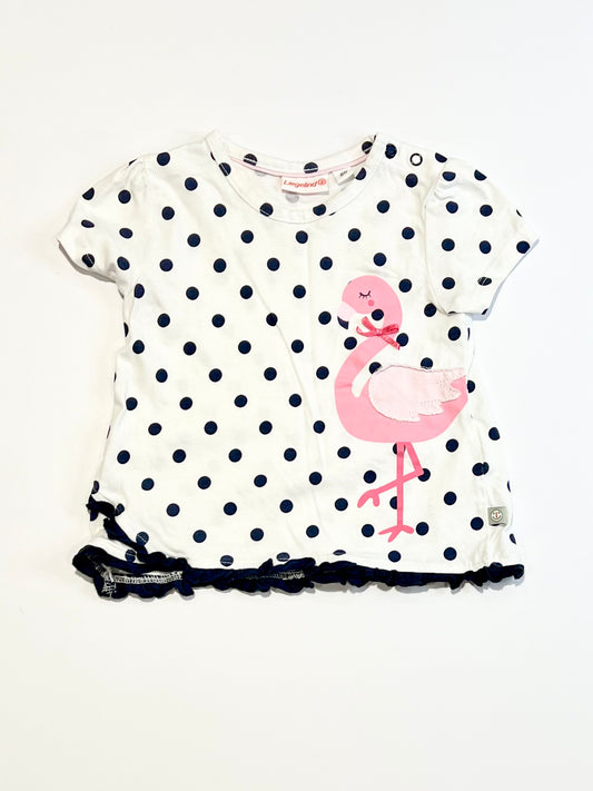 Spotty flamingo tee - Size 1