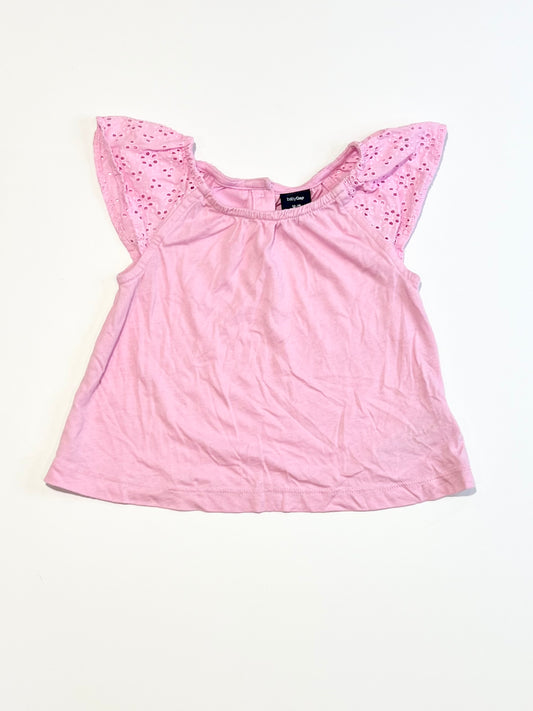 Pink jersey tee - Size 1