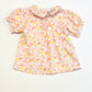 Floral jersey top - Size 1