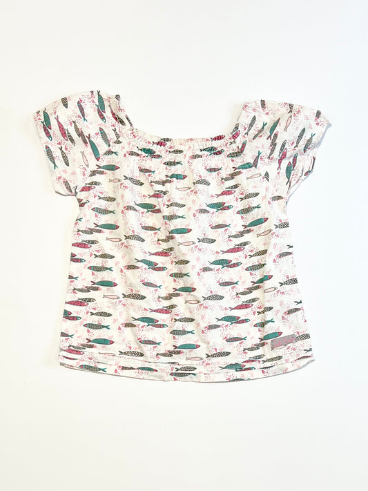 Cotton fishy top - Size 1