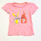 Pink bunnies tee - Size 2