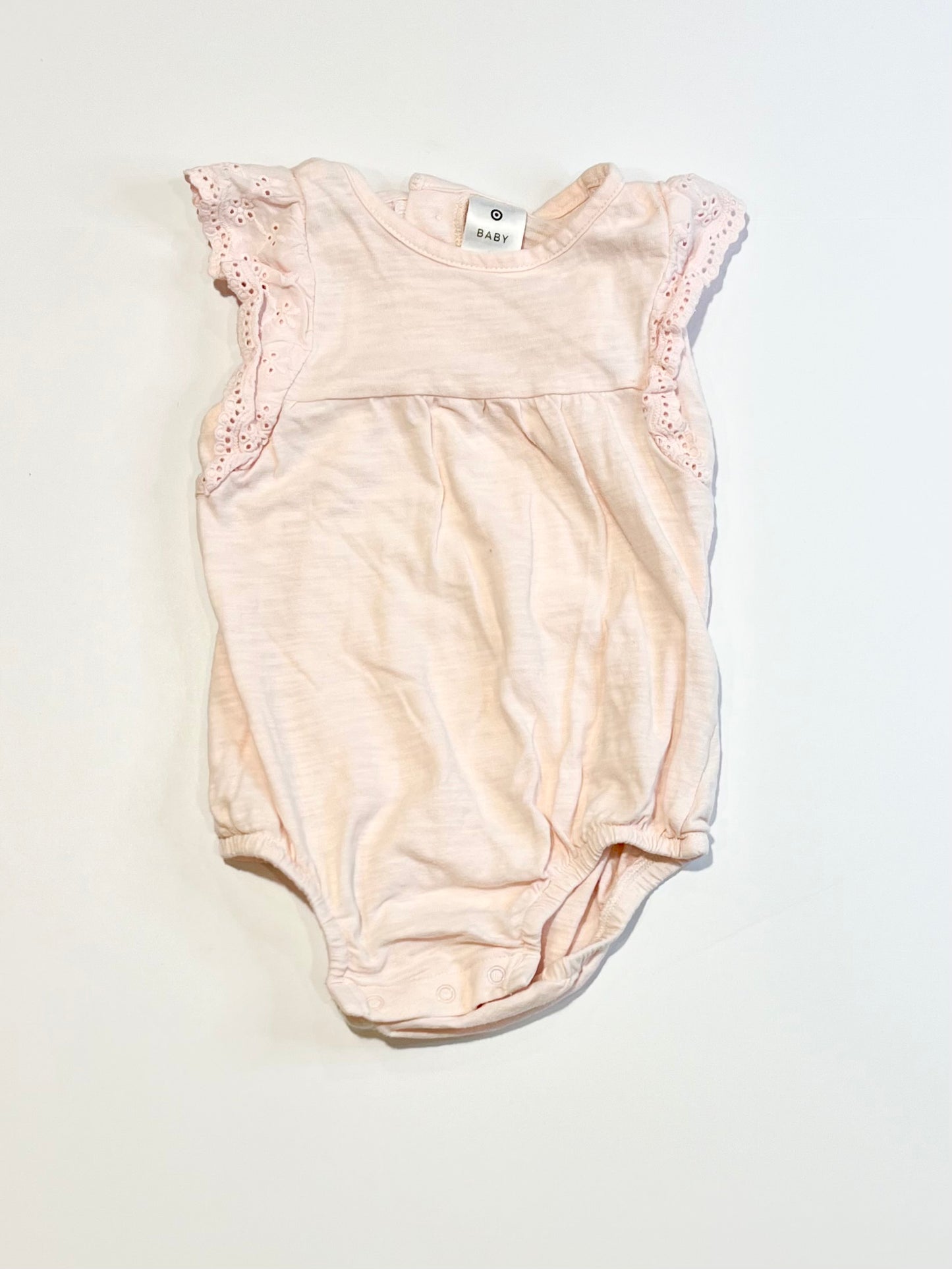 Pink ruffle bodysuit - Size 1