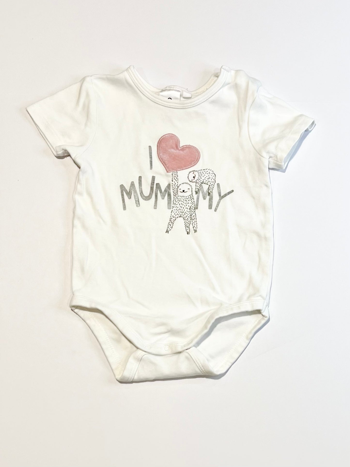 I love mummy bodysuit - Size 1