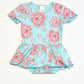 Floral dress bodysuit - Size 1