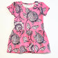 Floral dress bodysuit - Size 1
