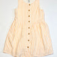 Striped button dress - Size 5