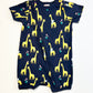 Giraffes zip romper - Size 1