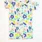 Floral zip romper - Size 1