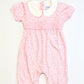 Smocked bunny romper brand new - Size 1