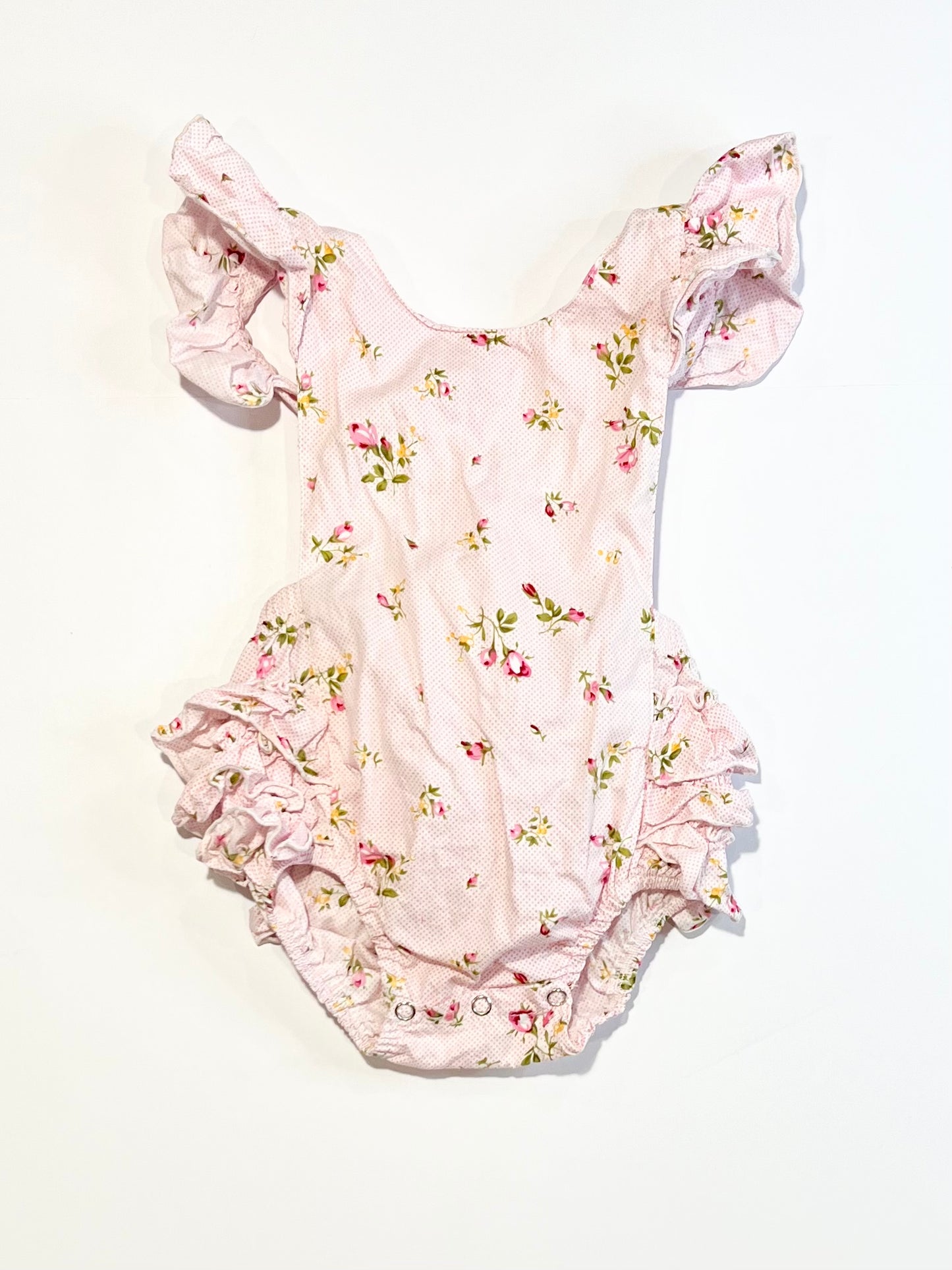 Floral romper - Size 1