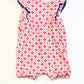 Pink jersey romper - Size 1