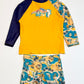 Orange sharks swim set - Size 4