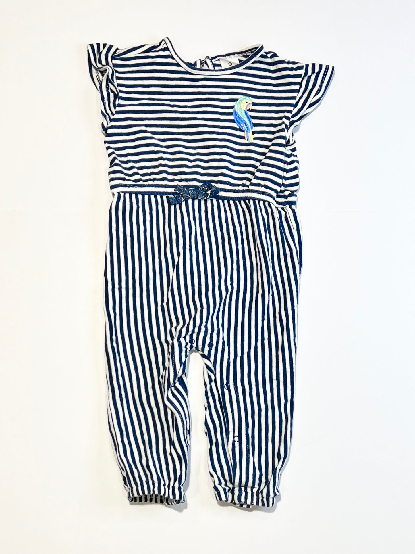 Striped jersey jumpsuit - Size 1