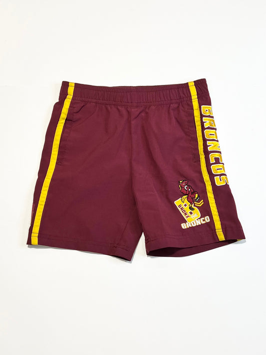 Brisbane Broncos shorts - Size 4