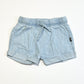 Blue chambray shorts - Size 4