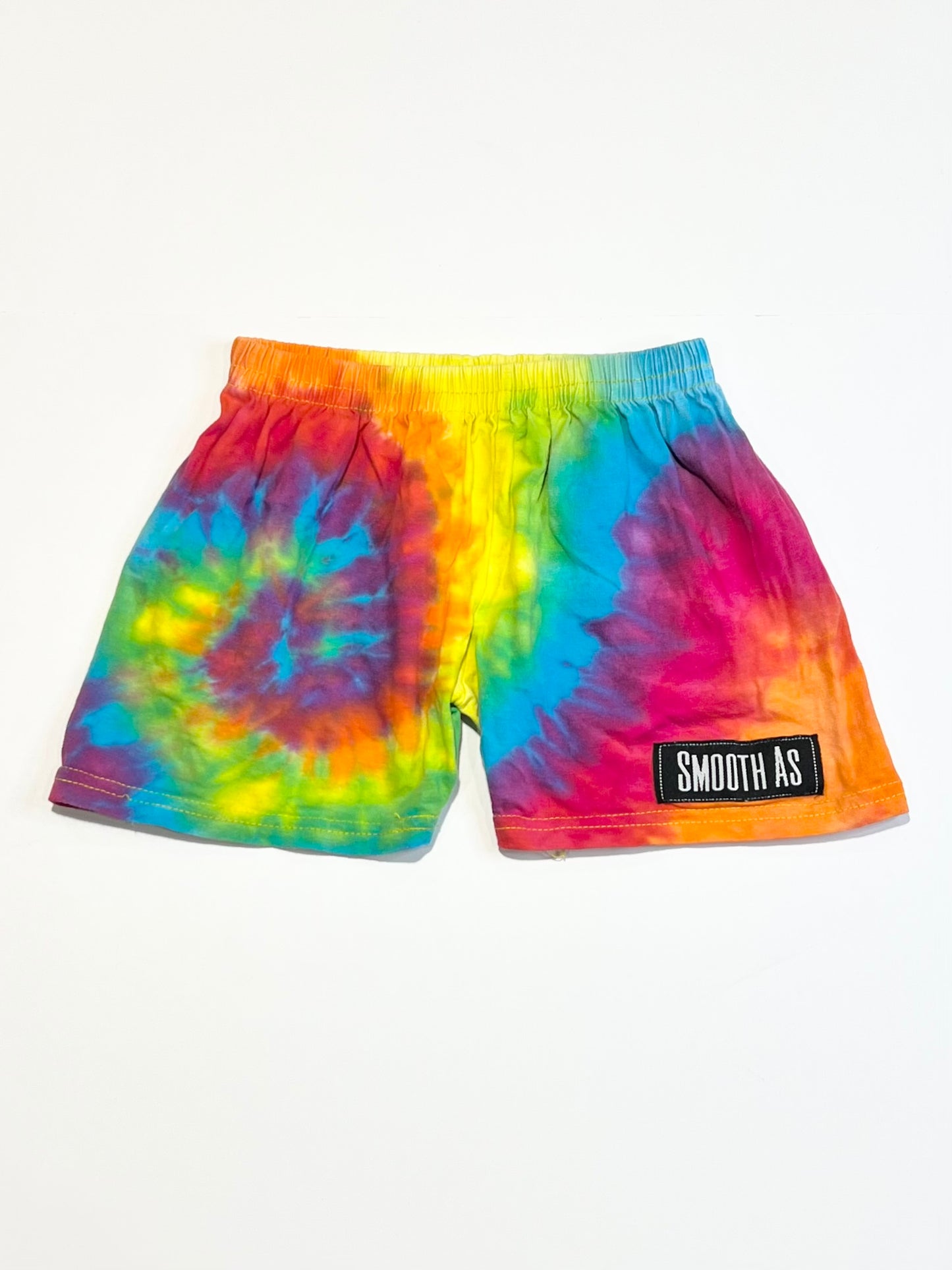 Rainbow tie-dye shorts - Size 4