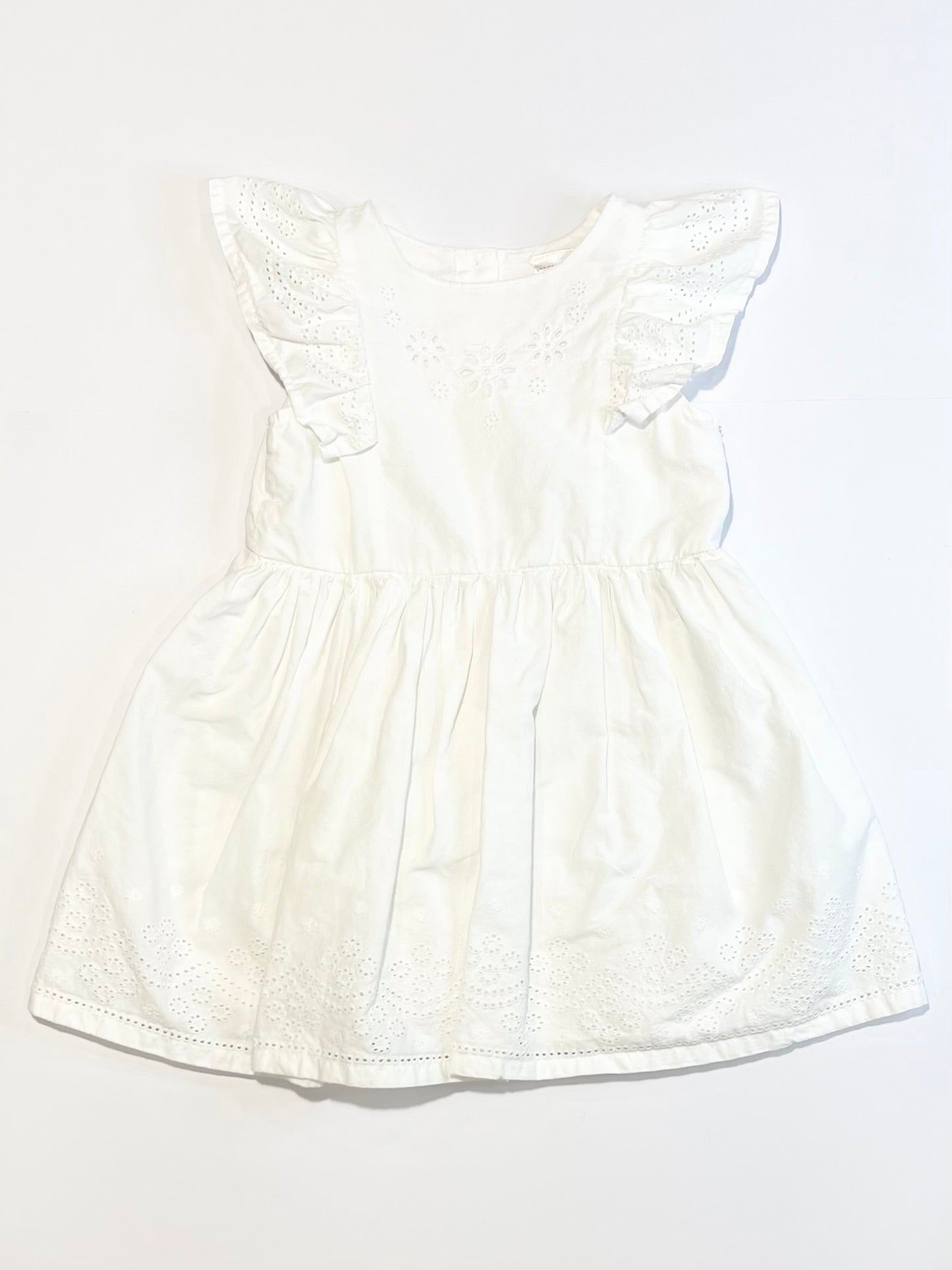 White cutwork dress - Size 1