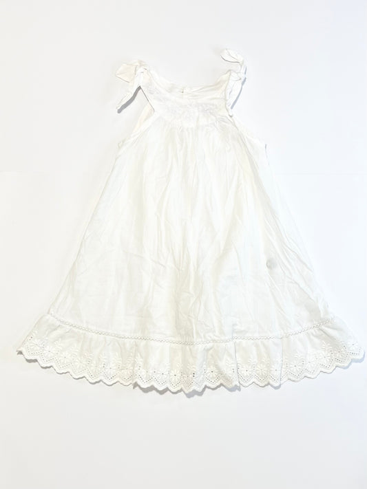 White embroidered dress - Size 1