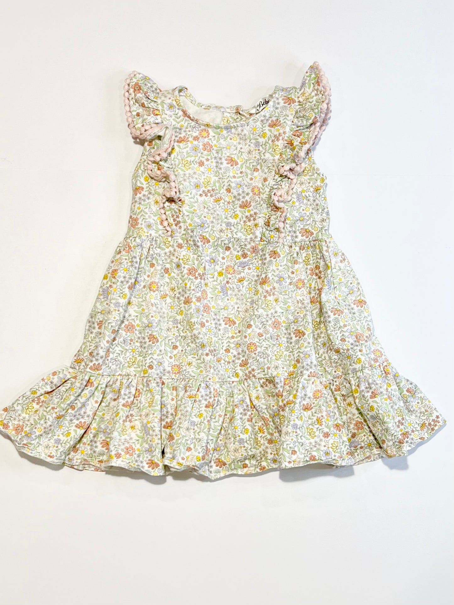 Floral jersey dress - Size 1