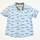 Blue fish shirt - Size 4-5