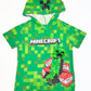 Minecraft hooded tee - Size 4