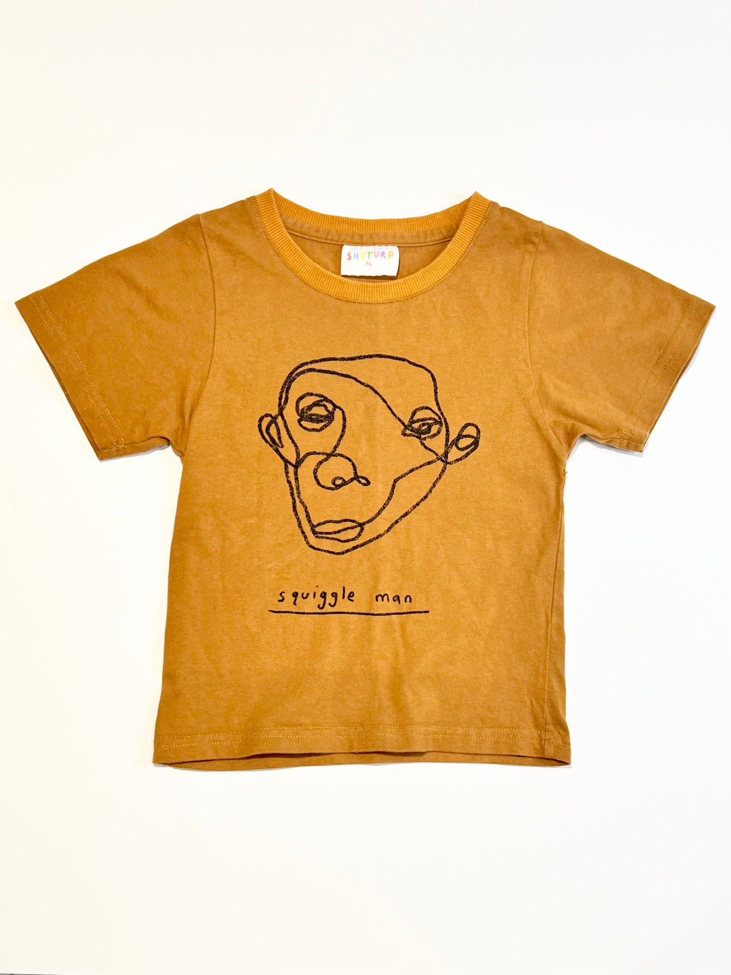 Squiggle man tee - Size 3-4