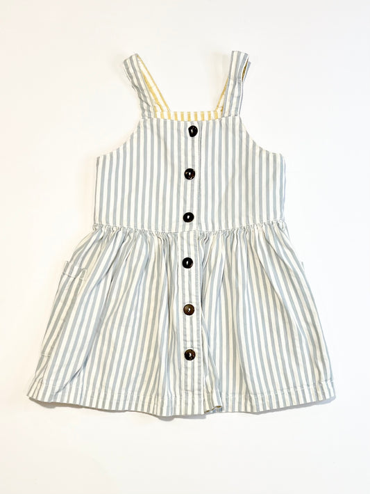 Striped reversible dress - Size 2