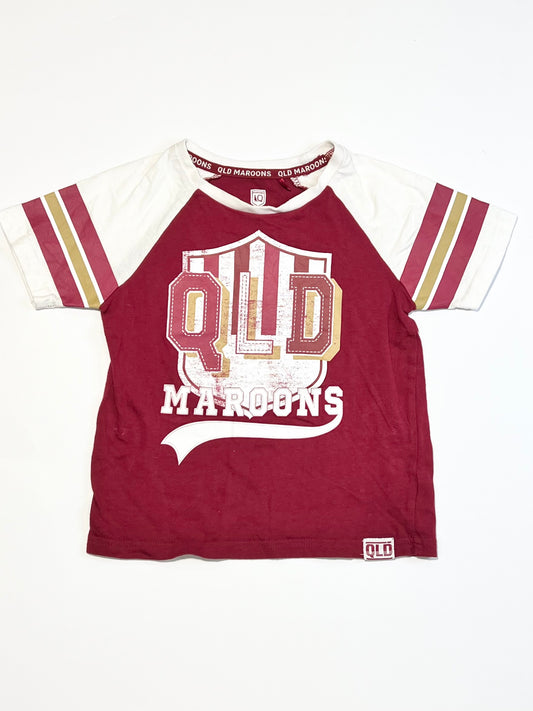 QLD Maroons tee - Size 4