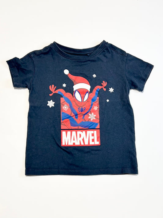 Christmas Spider-Man tee - Size 4