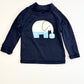 Navy elephant rashie - Size 0