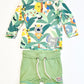 Green leafy swim set - Size 0