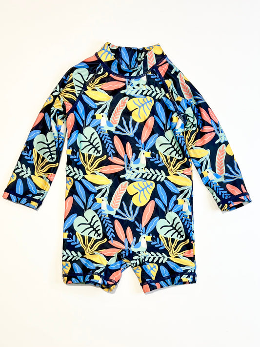 Leafy toucans swimsuit - Size 0