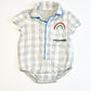 Checkered romper - Size 0