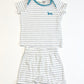 Striped jersey pyjamas - Size 0