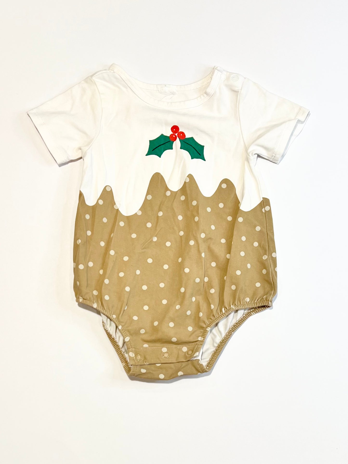 Christmas pudding bodysuit - Size 1