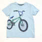 Blue bike tee - Size 4