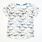 White dinos tee - Size 4