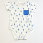 Blue rockets bodysuit - Size 0